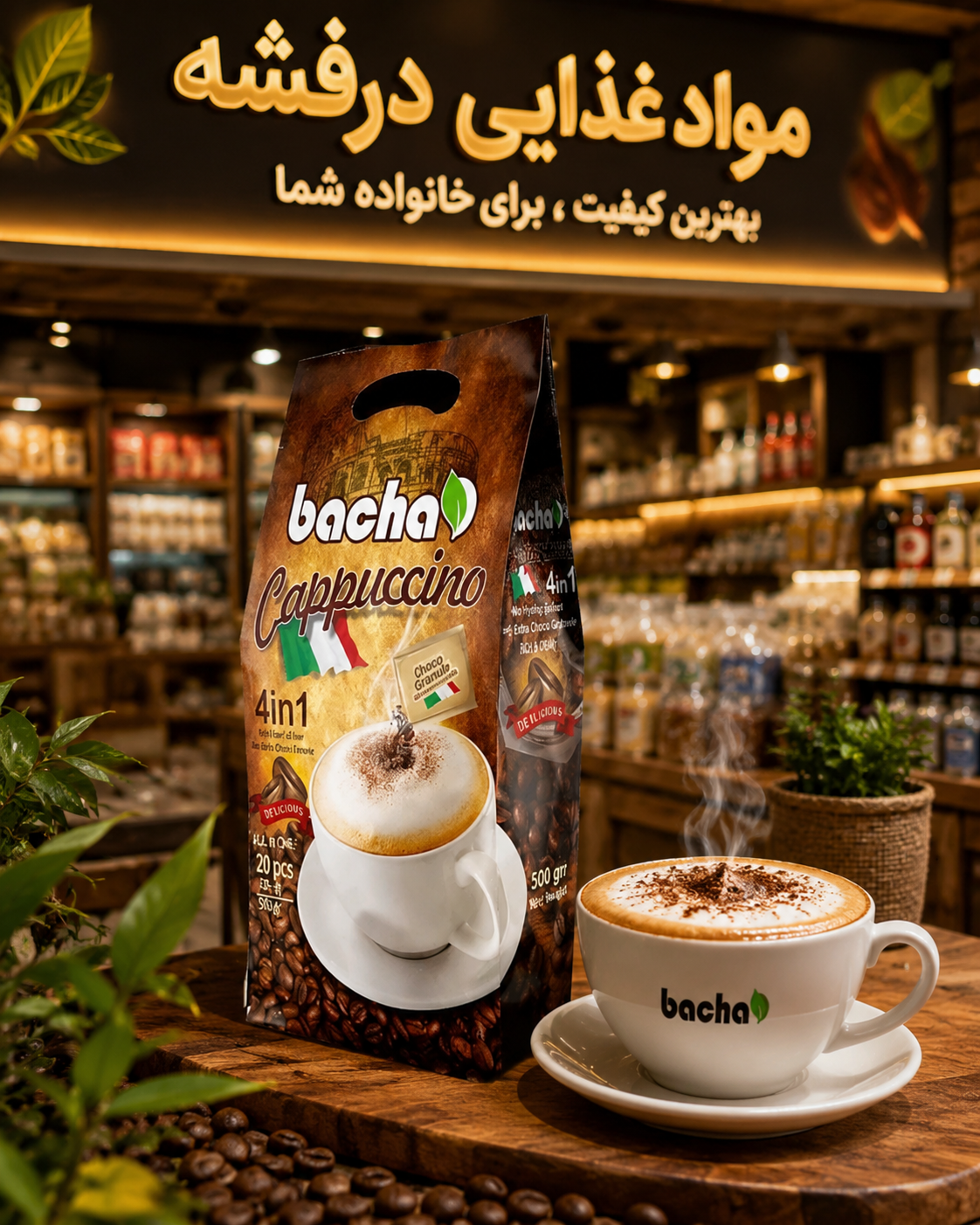 کاپوچینو 20 عددی باچاد