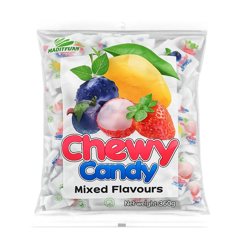 شکلات تافی پاستیلی میکس chewy candy
