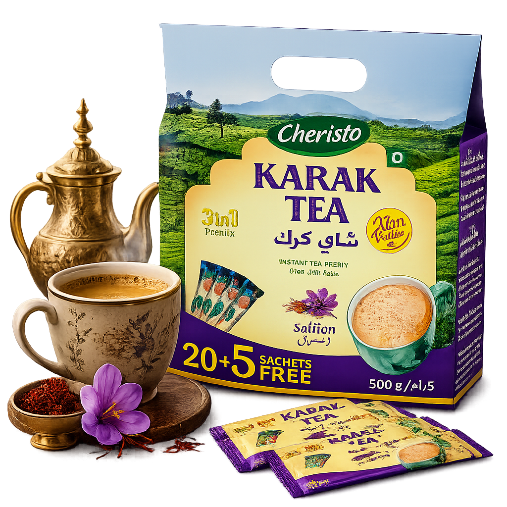 چای کرک چیسترو با طعم زعفران