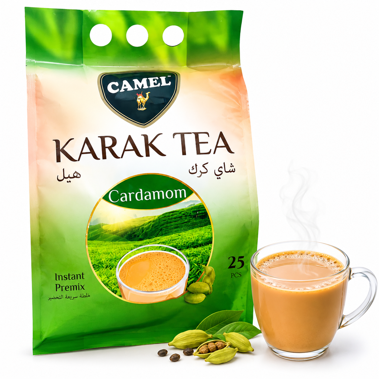 چای کرک کمل با طعم هل