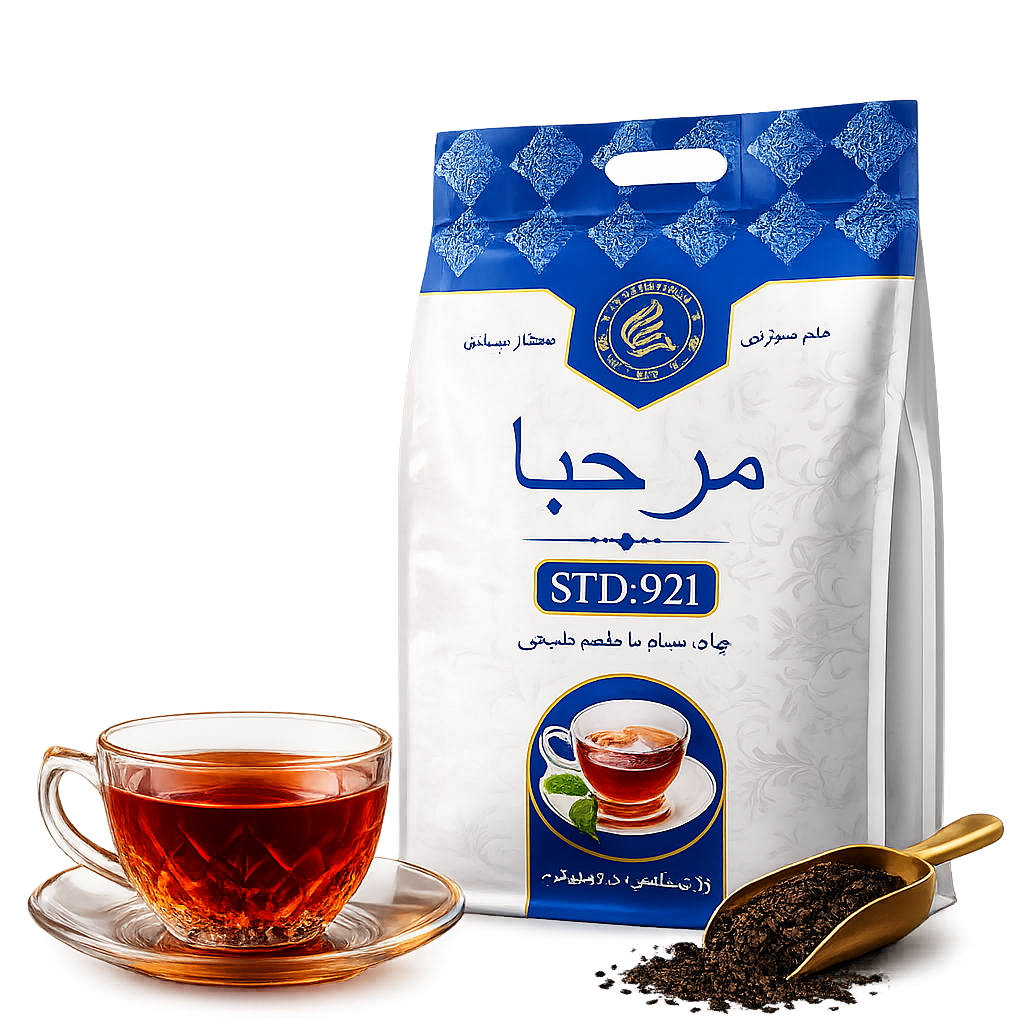 چای سیاه قلم سوزنی با طعم طبیعی 2/5 کیلویی مرحبا