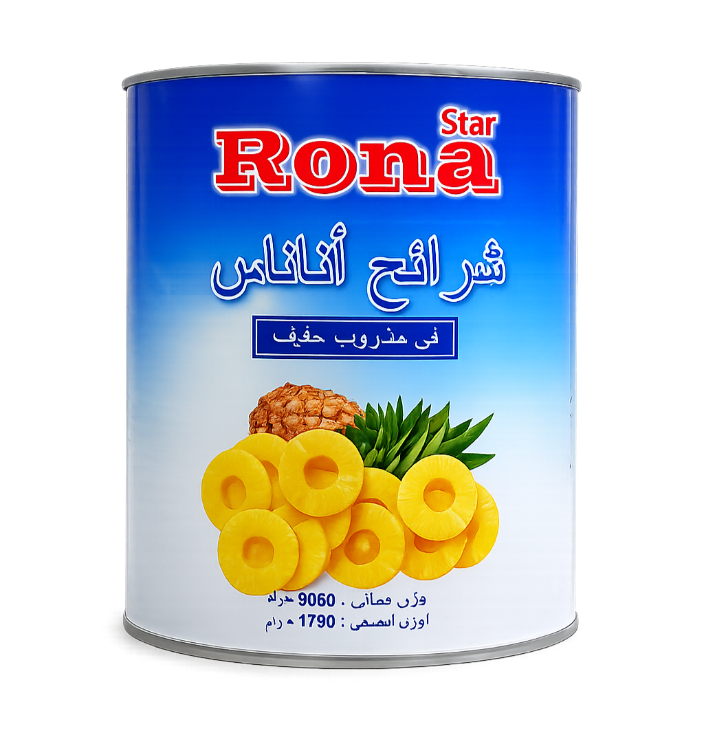 کمپوت آناناس سه کیلویی رونا